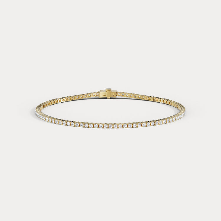 1.67 CTW Round Lab-Grown Diamond Tennis Bracelet - Bracelets