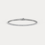3.00 CTW Round Lab-Grown Diamond Tennis Bracelet