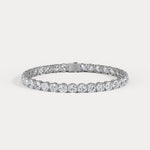 18.00 CTW Round Lab-Grown Diamond Tennis Bracelet - Bracelets