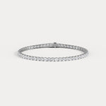 5.70 CTW Round Lab-Grown Diamond Tennis Bracelet