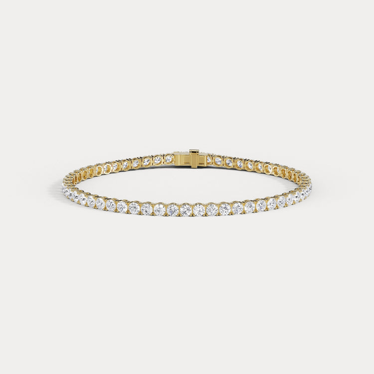 5.70 CTW Round Lab-Grown Diamond Tennis Bracelet - Bracelets