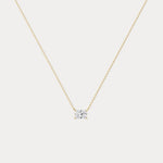 Radiant Lab-Grown Diamond Solitaire Pendant Necklace - Necklaces