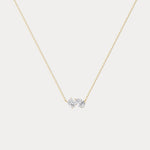 Radiant & Pear Lab-Grown Diamond Toi et Moi Pendant Necklace - Necklaces