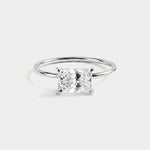 Jayla丨Minimalist Radiant Cut 1CT Lab Diamond Engagement Ring - Rings