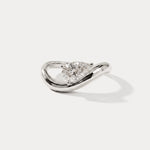 Nina丨Prong Pear Lab Grown Diamond Wave Ring