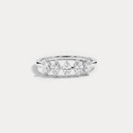 Floating Marquise Cut Lab-Grown Diamond Five-Stone Anniversary Ring