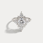 Coralie | Oval Lab Diamond Vintage Engagement Ring