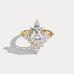 Coralie | Oval Lab Diamond Vintage Engagement Ring