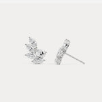 2.34 CTW Laurel Leaf Lab-Grown Diamond Stud Earrings