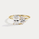 Ivory丨2CTW Lab Grown Diamond Toi Et Moi Engagement Ring In 14K Solid Gold/Platinum