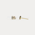 Toi et Moi Emerald & Pear Lab-Grown Diamond Stud Earrings - Earrings
