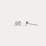 Asymmetrical Mixed-Cut Toi et Moi Lab-Grown Diamond Stud Earrings