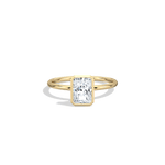 Nyla丨14K Solid Gold 1CT Solitaire Lab - Grown Diamond Bezel Engagement Ring - Rings