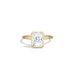 Nyla丨14K Solid Gold 2CT Solitaire Lab - Grown Diamond Bezel Engagement Ring - Rings