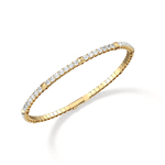 4.30CTW DEW Moissanite Flexible Tennis Bracelets -