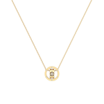 Clover Pendant Necklace With D Color VVS1 Clarity 3EX Cut Moissanite