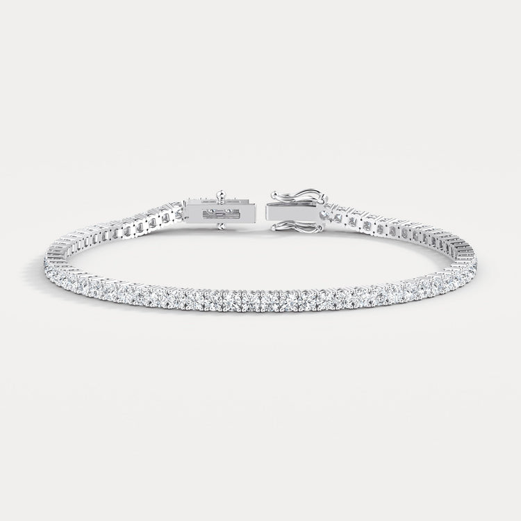 5Carat Lab - Grown Diamond Tennis Bracelet in 14K Gold/Platinum – Classic & Timeless - Bracelets
