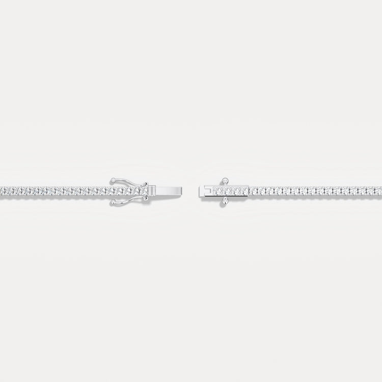 2Carat Lab - Grown Diamond Tennis Bracelet in 14K Gold/Platinum – Classic & Timeless - Bracelets