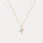 Sterling Silver Initial Letter Necklace – Bubble Pendant - Necklaces