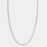 5.6 CTW Round Cut Lab-Grown Diamond Tennis Necklace