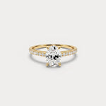 Melina | 1CT Oval Diamond Engagement Ring - Rings