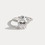 Melina | 3CT Oval Diamond Engagement Ring