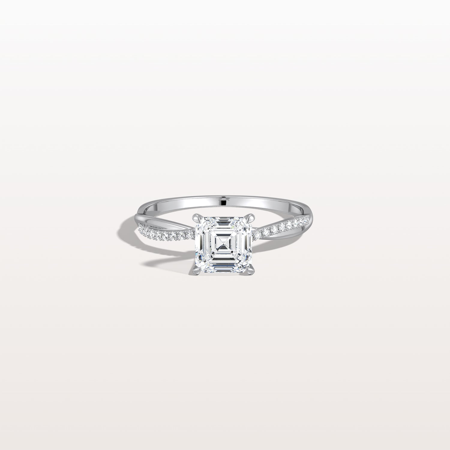 Luminary Emerald Cut Lab Created Diamond Stackable Ring Sets