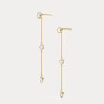 0.78CTW Triple Lab Diamond Dangle Earring Set