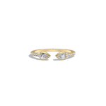 0.29CTW Lab Diamond Open Wedding Ring -