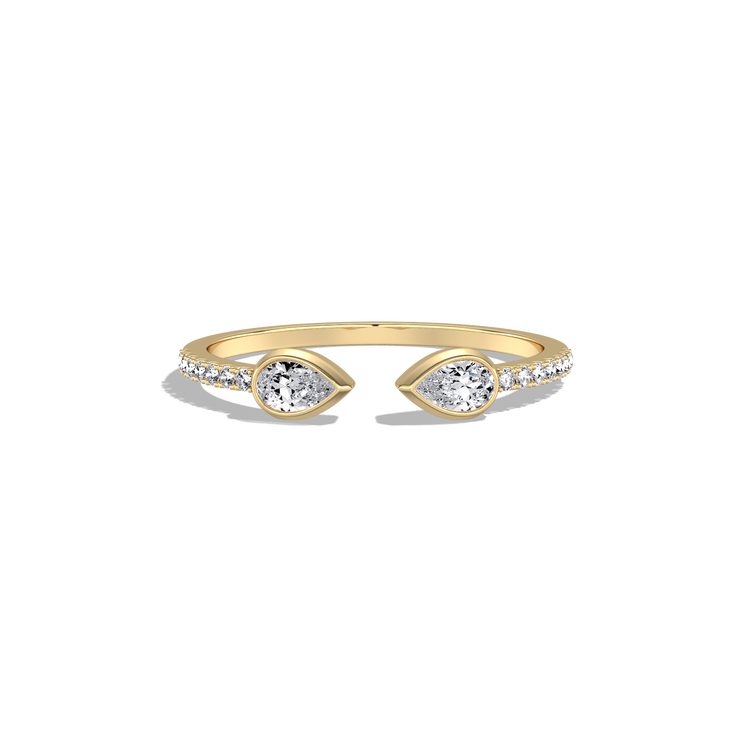 0.29CTW Lab Diamond Open Wedding Ring -