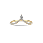 0.26CTW Lab Diamond Chevron Ring -