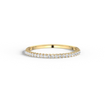 0.18CTW Half Eternity Stackable Ring -