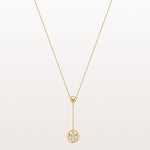 Lab Grown Diamond Blossom Drop Pendant - Necklaces