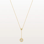 Lab Grown Diamond Ball Pendant Drop Necklace In 14K Solid Gold/Platinum - Necklaces