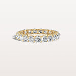 2.3CTW Lab Diamond U Prong Eternity Ring in 14K Solid Gold/Platinum - Rings