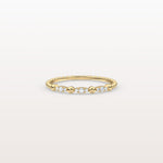 Lab Diamond Milgrain Stackable Anniversary Ring - Rings