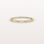 Lab Diamond Milgrain Stackable Anniversary Ring - Rings