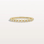 Half Eternity Lab Grown Diamond Ring In 14K Solid Gold/Platinum - Rings