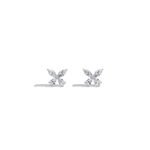 1CTW Lab Grown Diamond Butterfly Stud Earring - Earrings