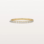 Lab Diamonds Stackable Pave Wedding Band - Rings