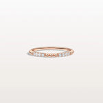 Milligram Pave Lab Grown Diamond Stackable Ring - Rings