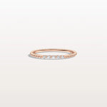 Minimalist Bead Accent Lab Grown Diamond Ring - Rings