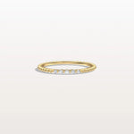 Minimalist Bead Accent Lab Grown Diamond Ring - Rings
