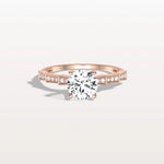 1CT Hidden Halo Lab Diamond Ring - Fashion,Pave - Rings