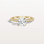 1CT Hidden Halo Lab Diamond Ring - Fashion,Pave - Rings