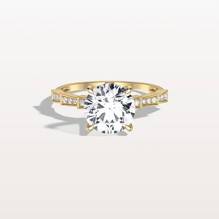 2CT Hidden Halo Lab Diamond Ring - Fashion,Pave - Rings