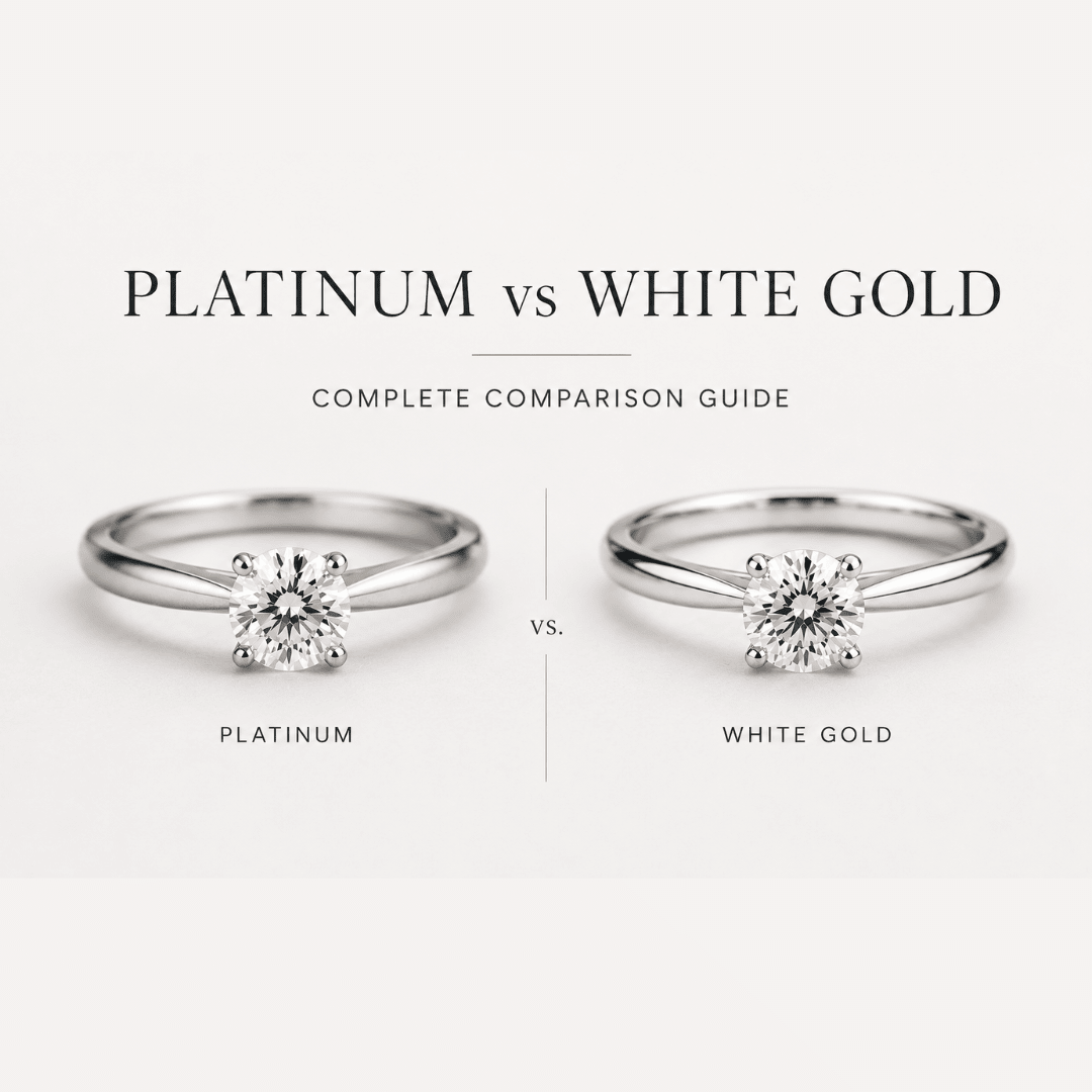 White Gold vs Platinum Engagement Ring: The Complete 2026 Guide - Leonids