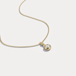 Sterling Silver Lab - Grown Diamond Bezel Pendant Necklace - Necklaces