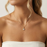 Sterling Silver Lab - Grown Diamond Bezel Pendant Necklace - Necklaces