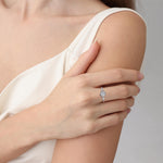 Sterling Silver Bezel Set Lab - Grown Diamond Ring - Rings